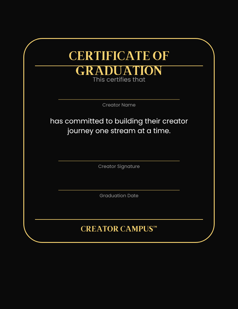 The Student Streamer Planner Every Future Creator Needs | Creator Campus™ Bundle