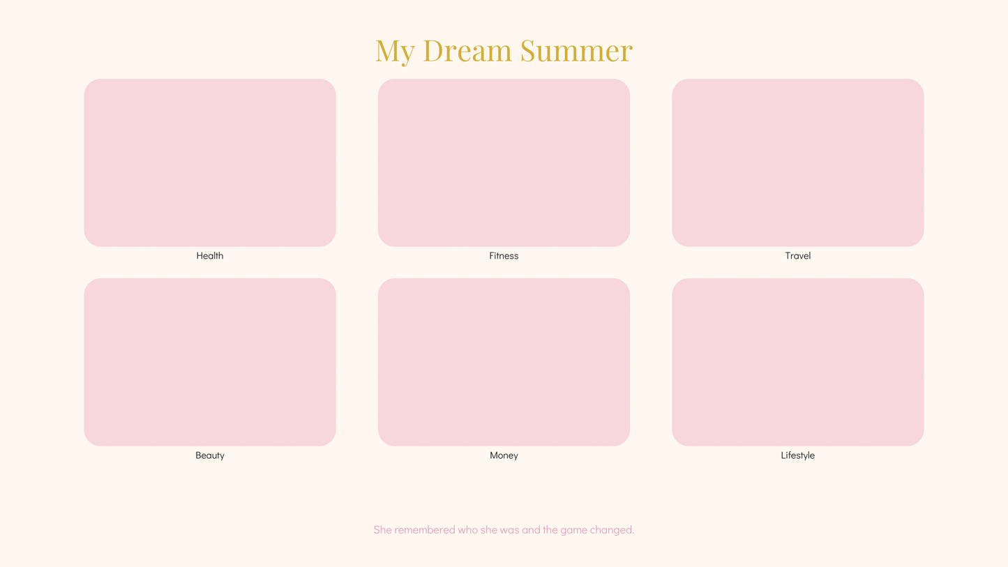 30-Day Summer Glow-Up Challenge Planner™ | Self-Care, Fitness, Wellness & Confidence Digital Workbook