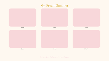 30-Day Summer Glow-Up Challenge Planner™ | Self-Care, Fitness, Wellness & Confidence Digital Workbook
