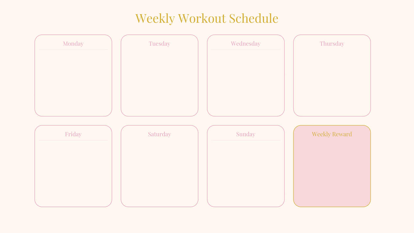 30-Day Summer Glow-Up Challenge Planner™ | Self-Care, Fitness, Wellness & Confidence Digital Workbook