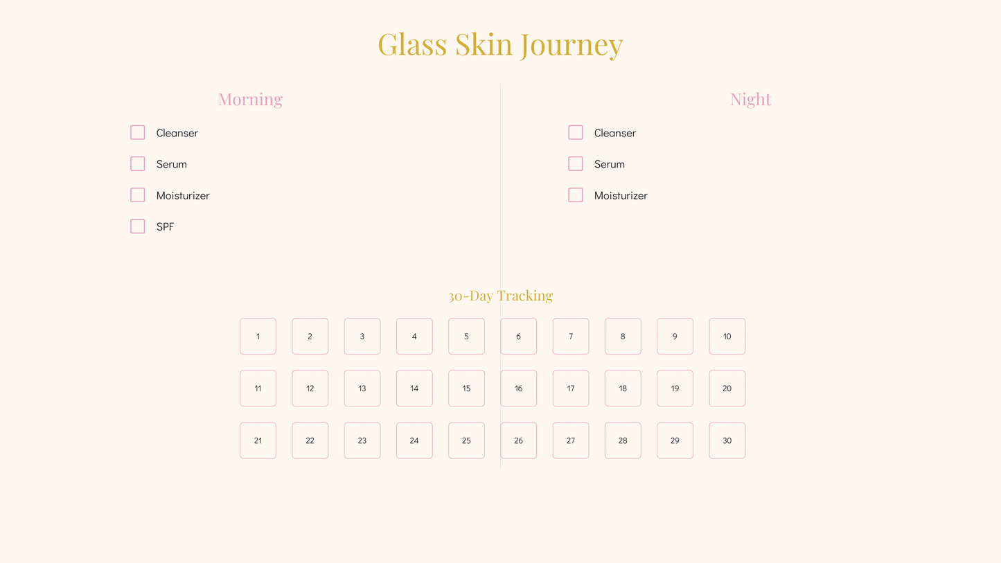 30-Day Summer Glow-Up Challenge Planner™ | Self-Care, Fitness, Wellness & Confidence Digital Workbook