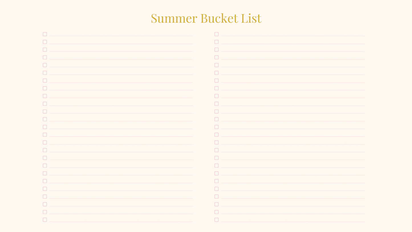 30-Day Summer Glow-Up Challenge Planner™ | Self-Care, Fitness, Wellness & Confidence Digital Workbook