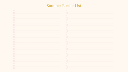 30-Day Summer Glow-Up Challenge Planner™ | Self-Care, Fitness, Wellness & Confidence Digital Workbook