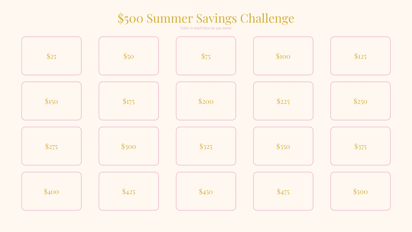 30-Day Summer Glow-Up Challenge Planner™ | Self-Care, Fitness, Wellness & Confidence Digital Workbook