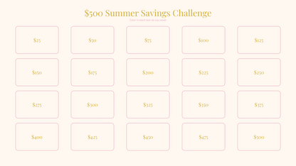 30-Day Summer Glow-Up Challenge Planner™ | Self-Care, Fitness, Wellness & Confidence Digital Workbook