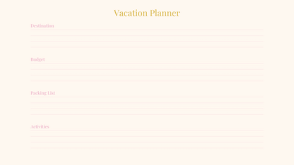 30-Day Summer Glow-Up Challenge Planner™ | Self-Care, Fitness, Wellness & Confidence Digital Workbook