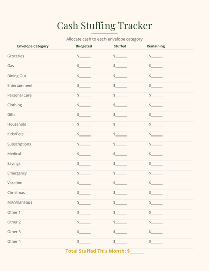 52-Week Savings Challenge Bundle | Cash Saving Tracker, Budget Planner & Money Goal Workbook Printable