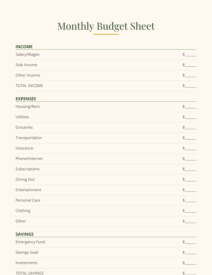 52-Week Savings Challenge Bundle | Cash Saving Tracker, Budget Planner & Money Goal Workbook Printable