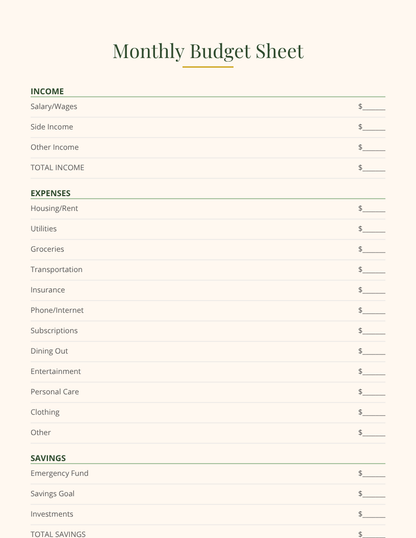 52-Week Savings Challenge Bundle | Cash Saving Tracker, Budget Planner & Money Goal Workbook Printable
