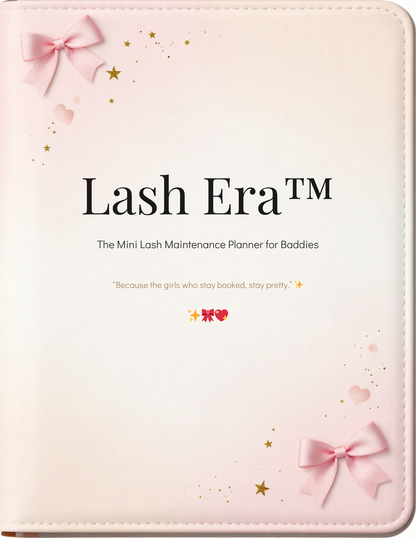 Lash Era™ | Mini Lash Maintenance Planner & Lash Tracker