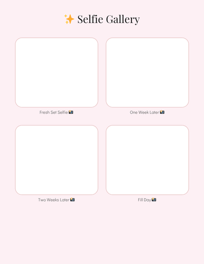 Lash Era™ | Mini Lash Maintenance Planner & Lash Tracker