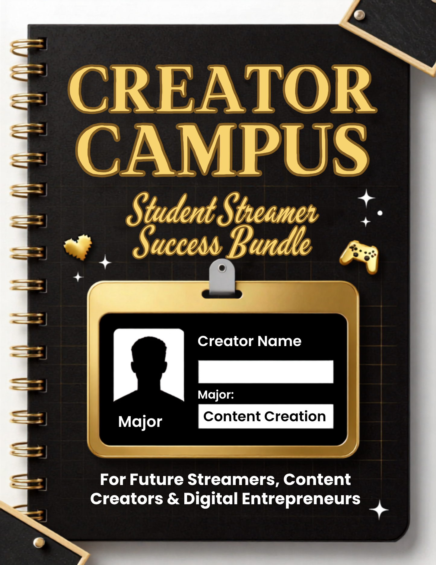 The Student Streamer Planner Every Future Creator Needs | Creator Campus™ Bundle