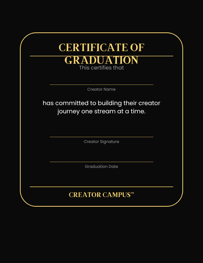 The Student Streamer Planner Every Future Creator Needs | Creator Campus™ Bundle