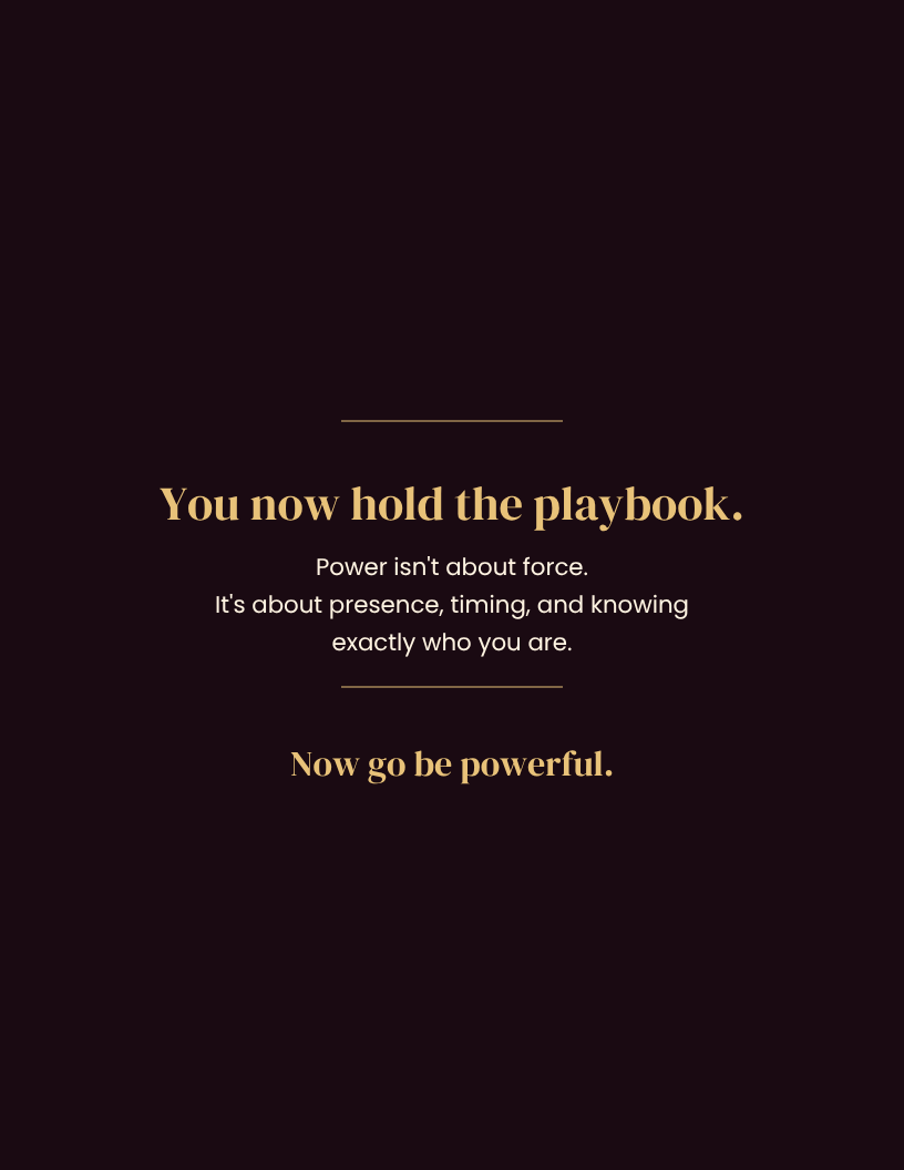 40 Laws Of Power - For Women - Inspired By ROBERT GREENE