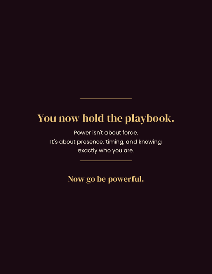40 Laws Of Power - For Women - Inspired By ROBERT GREENE